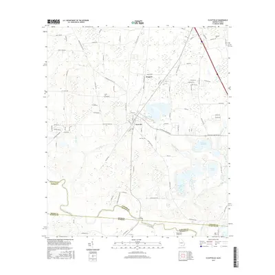2017 Map of Clyattville, 2017 Print