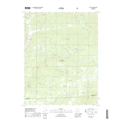 2019 Map of Clyde Lake, 2019 Print
