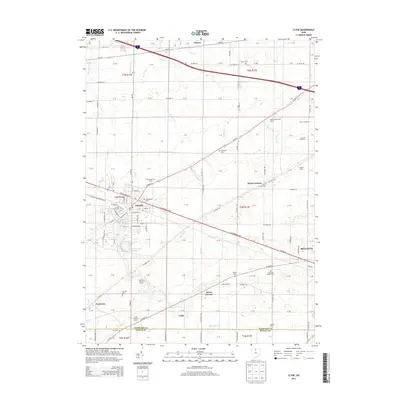 2013 Map of Clyde, 2013 Print