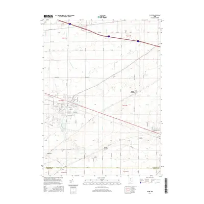 2016 Map of Clyde, 2016 Print