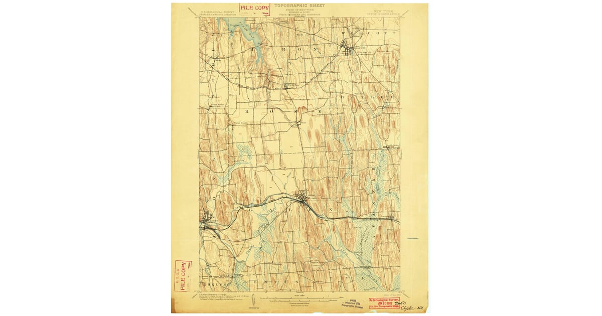 Old Maps of South Butler, Butler for Hiking & Exploration | Pastmaps