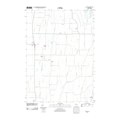 2010 Map of Clyman, 2010 Print