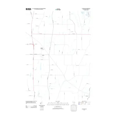 2013 Map of Clyman, 2013 Print