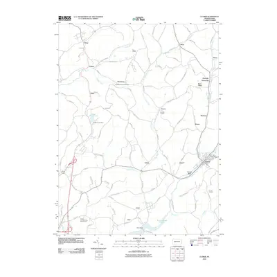 2010 Map of Clymer, 2010 Print