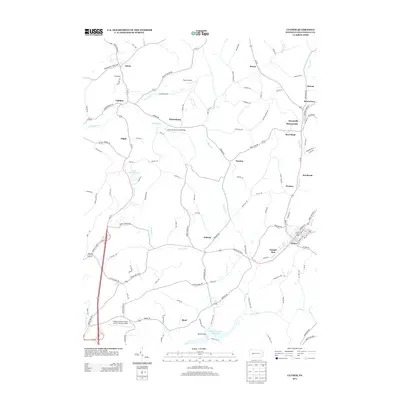 2013 Map of Clymer, 2013 Print