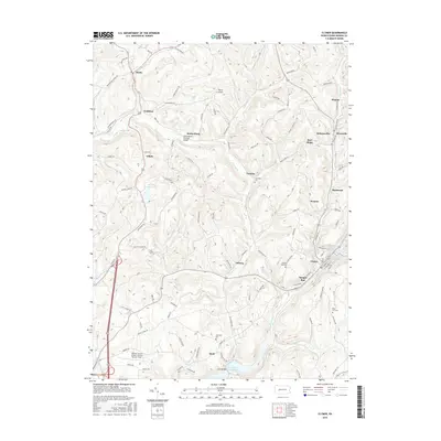 2016 Map of Clymer, 2016 Print