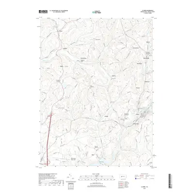 2019 Map of Clymer, 2019 Print