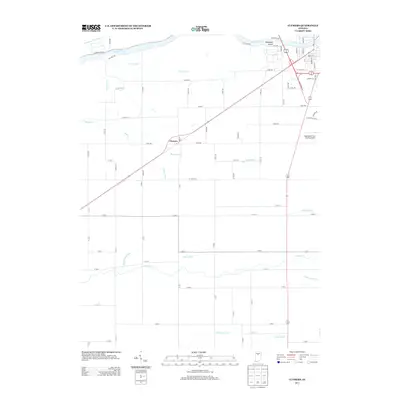 2013 Map of Clymers, 2013 Print