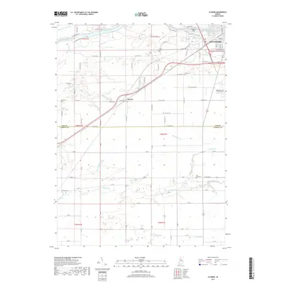 2019 Map of Clymers, 2019 Print