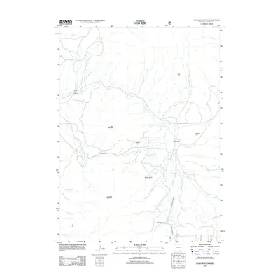 2012 Map of Coad Mountain, 2012 Print