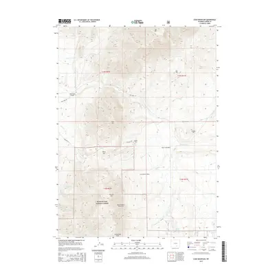 2015 Map of Coad Mountain, 2015 Print