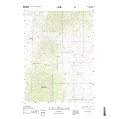 2017 Map of Coad Mountain, 2017 Print