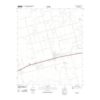 2010 Map of Coahoma, 2010 Print