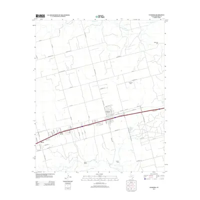 2012 Map of Coahoma, 2012 Print