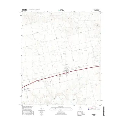 2016 Map of Coahoma, 2016 Print