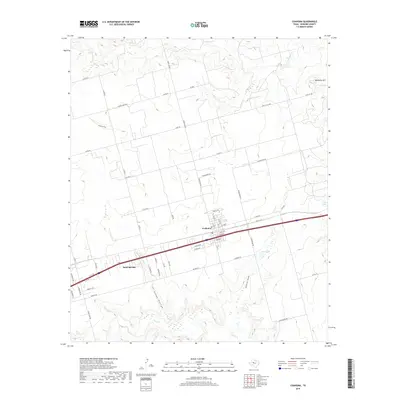 2019 Map of Coahoma, 2019 Print