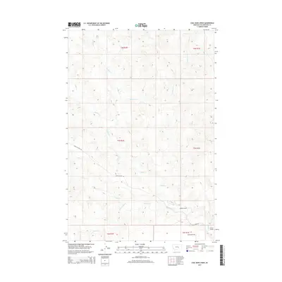 2014 Map of Coal Bank Creek, 2014 Print