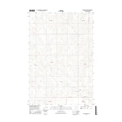 2017 Map of Coal Bank Creek, 2017 Print
