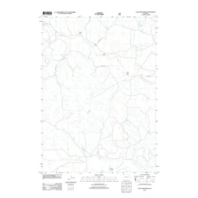 2012 Map of Coal Bank Draw, 2012 Print