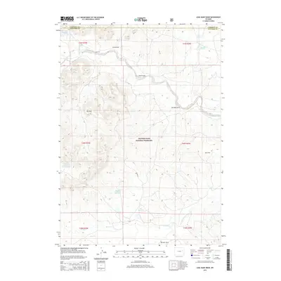 2015 Map of Coal Bank Draw, 2015 Print