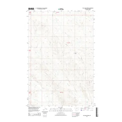2014 Map of Coal Bank Spring, 2014 Print