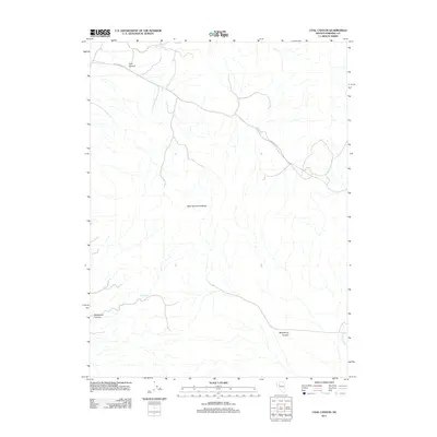 2011 Map of Coal Canyon, 2011 Print