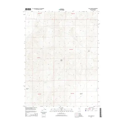 2014 Map of Coal Canyon, 2014 Print