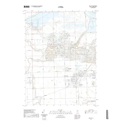 2021 Map of Coal City, 2021 Print