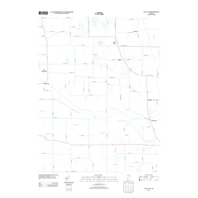 2013 Map of Coal City, 2013 Print