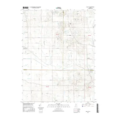2016 Map of Coal City, 2016 Print