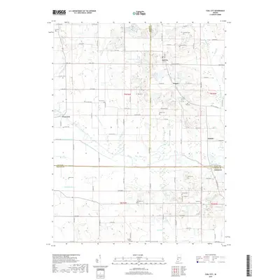 2019 Map of Coal City, 2019 Print