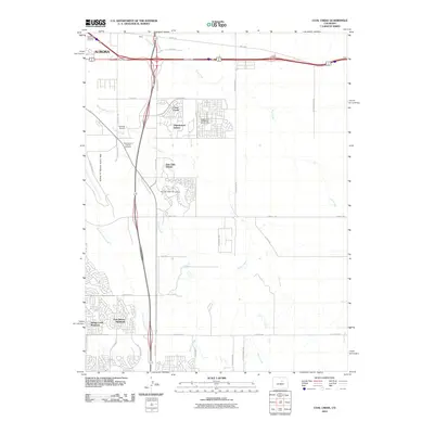 2010 Map of Coal Creek, 2010 Print