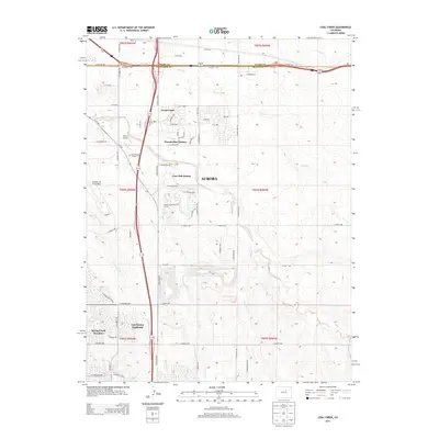 2013 Map of Coal Creek, 2013 Print