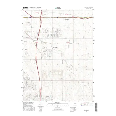 2016 Map of Coal Creek, 2016 Print