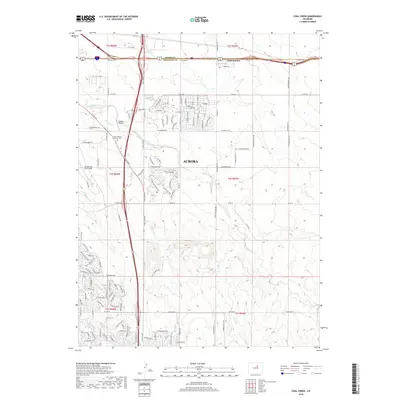 2019 Map of Coal Creek, 2019 Print