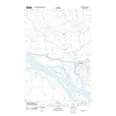 2011 Map of Coal Creek, 2011 Print