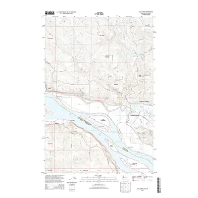 2014 Map of Coal Creek, 2014 Print