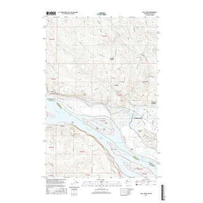 2017 Map of Coal Creek, 2017 Print