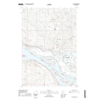 2020 Map of Coal Creek, 2020 Print