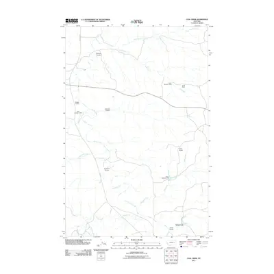 2011 Map of Coal Creek, 2011 Print