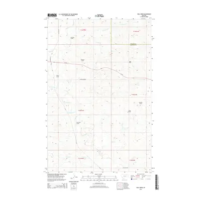 2014 Map of Coal Creek, 2014 Print