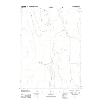2012 Map of Coal Creek, 2012 Print