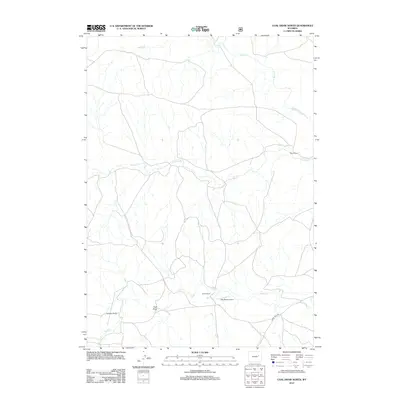 2012 Map of Coal Draw North, 2012 Print