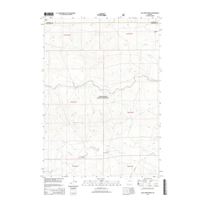 2015 Map of Coal Draw North, 2015 Print