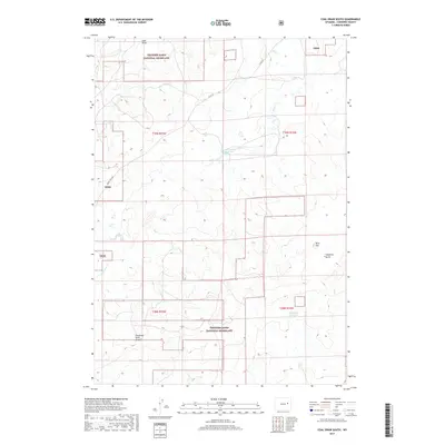 2017 Map of Coal Draw South, 2017 Print