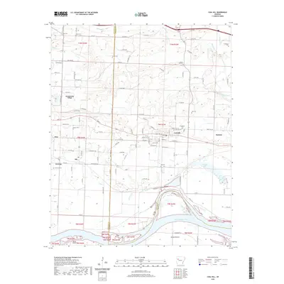 2020 Map of Coal Hill, 2020 Print