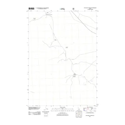 2011 Map of Coal Kiln Canyon, 2011 Print