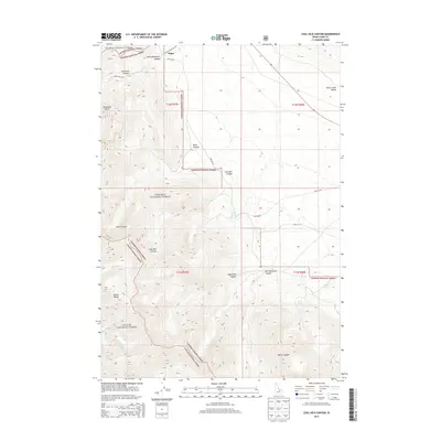 2013 Map of Coal Kiln Canyon, 2013 Print