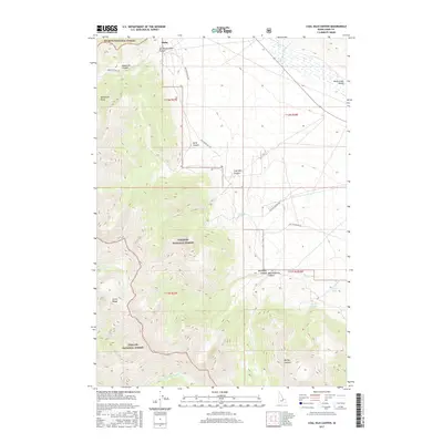 2017 Map of Coal Kiln Canyon, 2017 Print