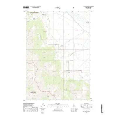2020 Map of Coal Kiln Canyon, 2020 Print
